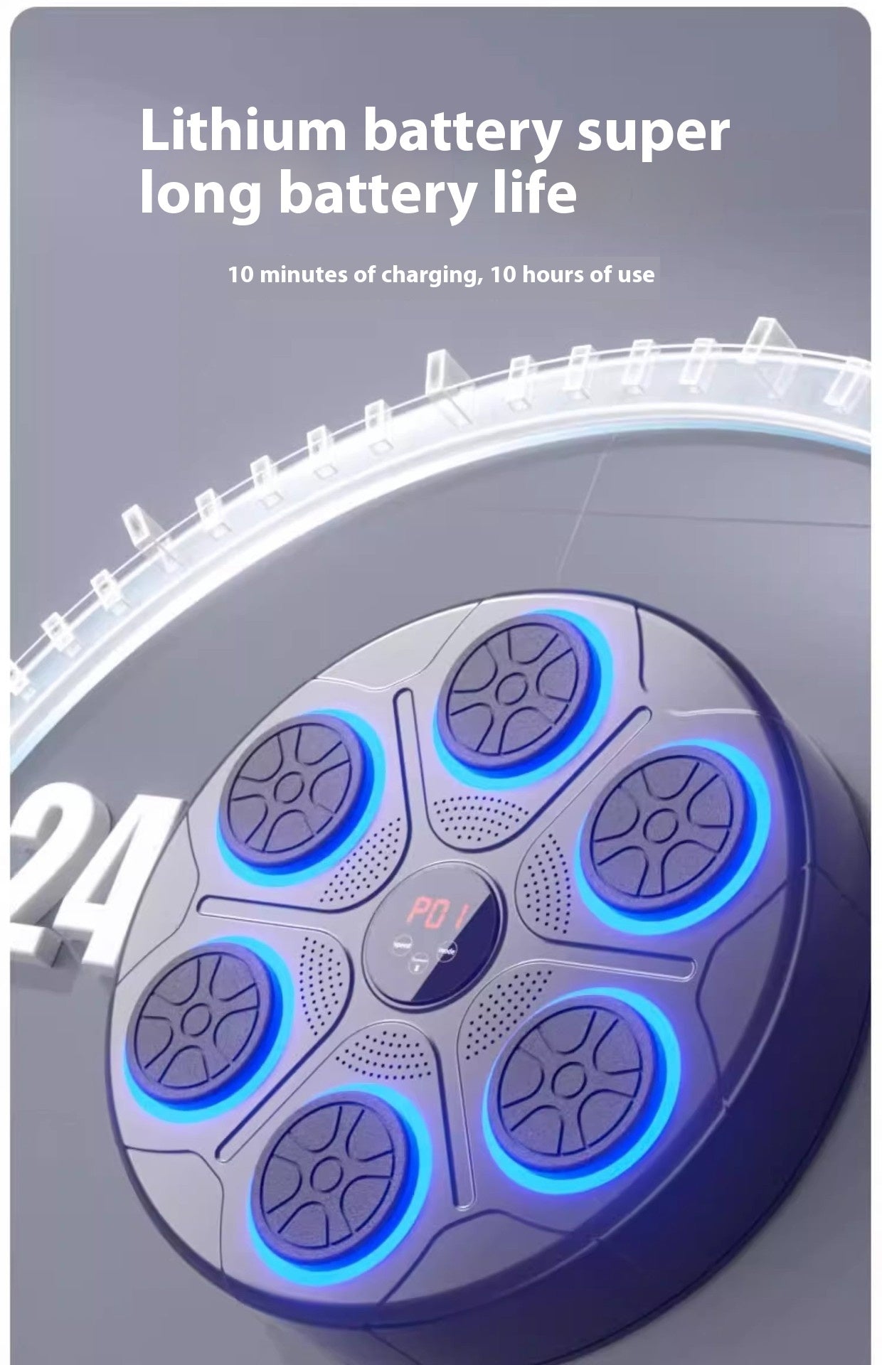 Household Music Boxing Machine With RGB Light