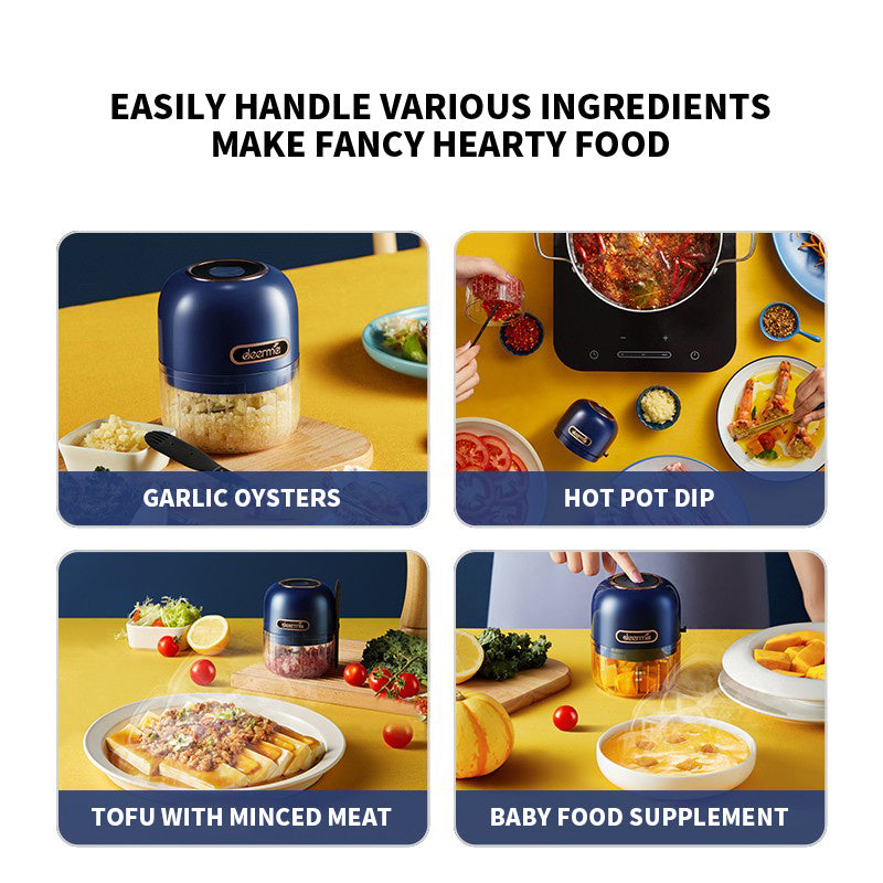 Mini Electric Garlic Mixer Device