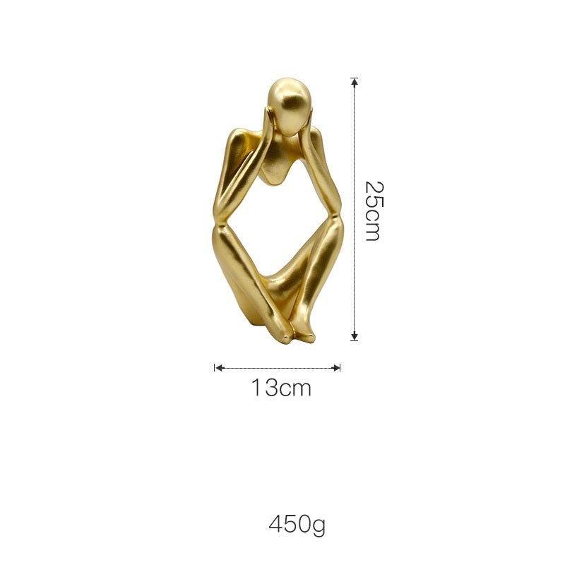 Creative Abstract Resin Figurine Ornament