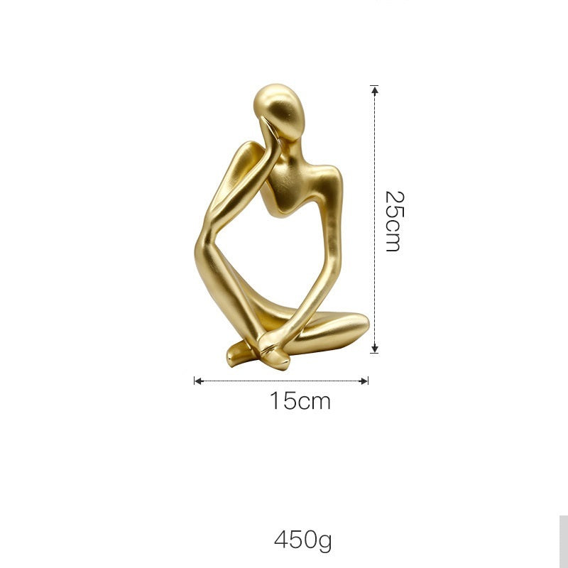 Creative Abstract Resin Figurine Ornament