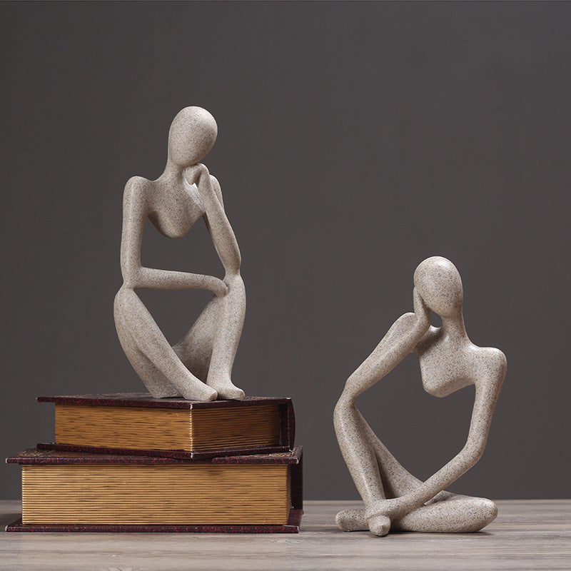 Creative Abstract Resin Figurine Ornament