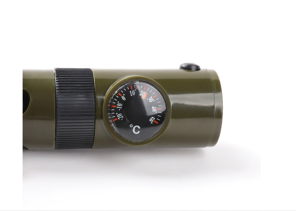 Outdoor Seven-in-one Multifunctional Survival Whistle