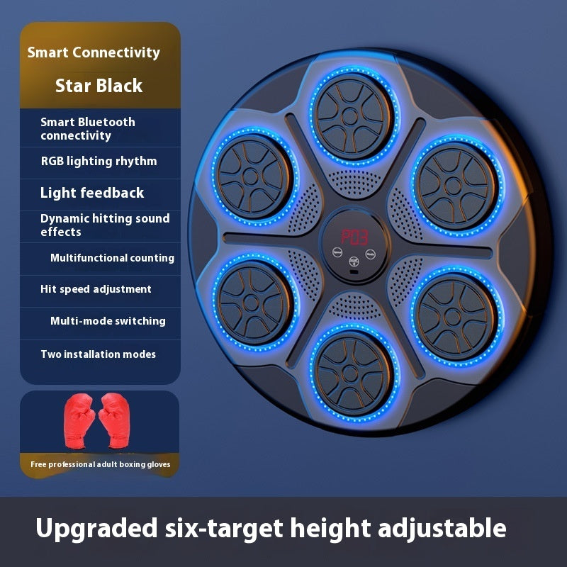 Household Music Boxing Machine With RGB Light