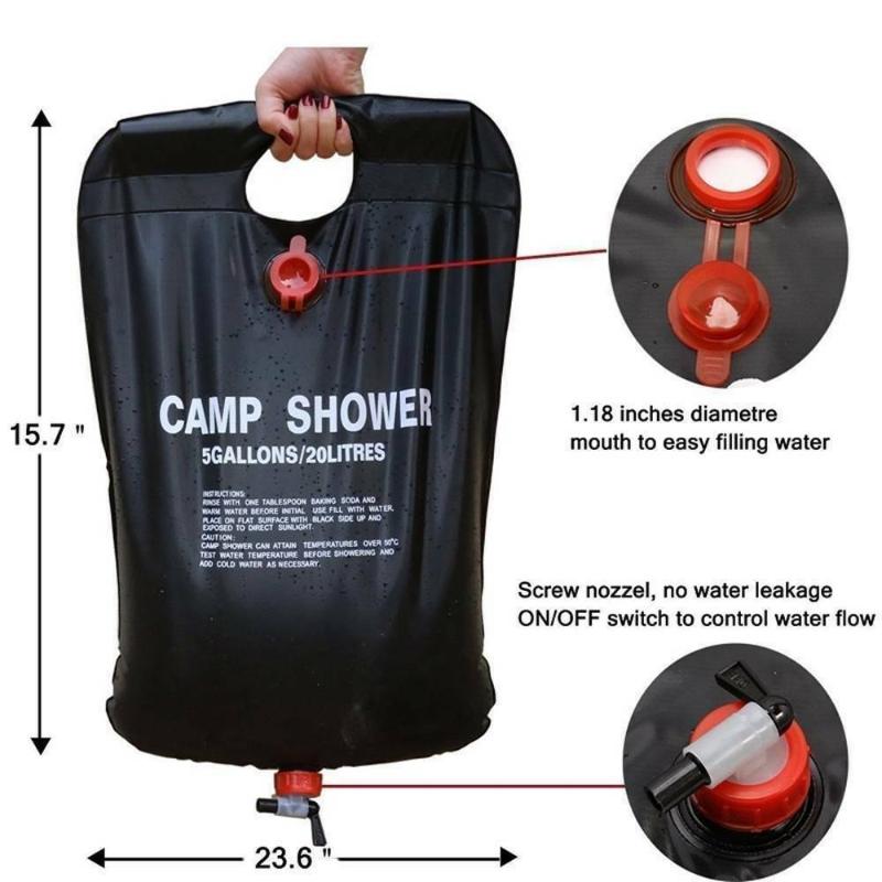 20L Outdoor Portable Camping Shower Bag