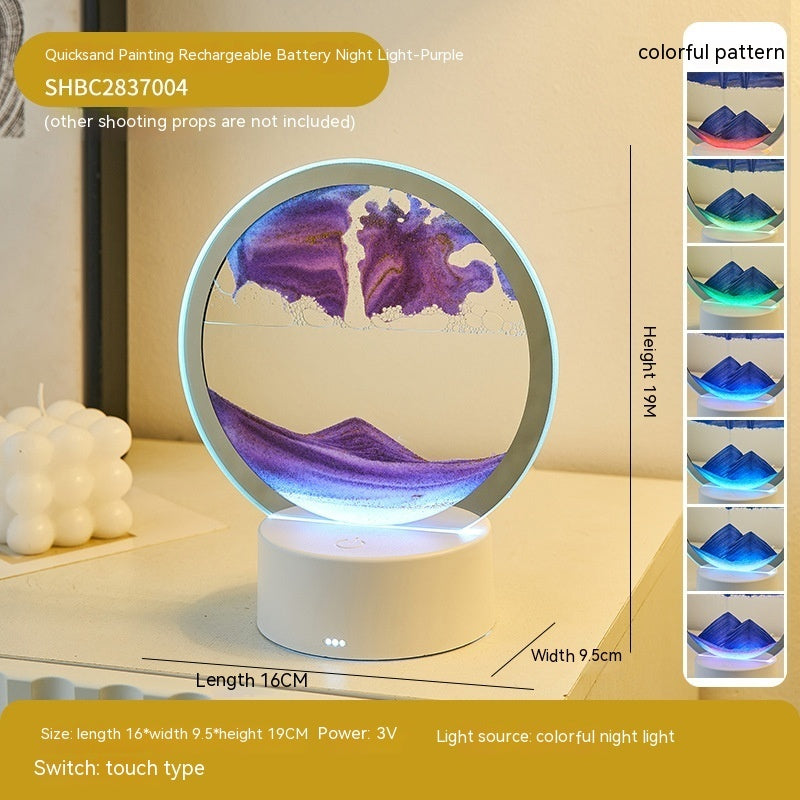 Creative Quicksand Decorative Lamp