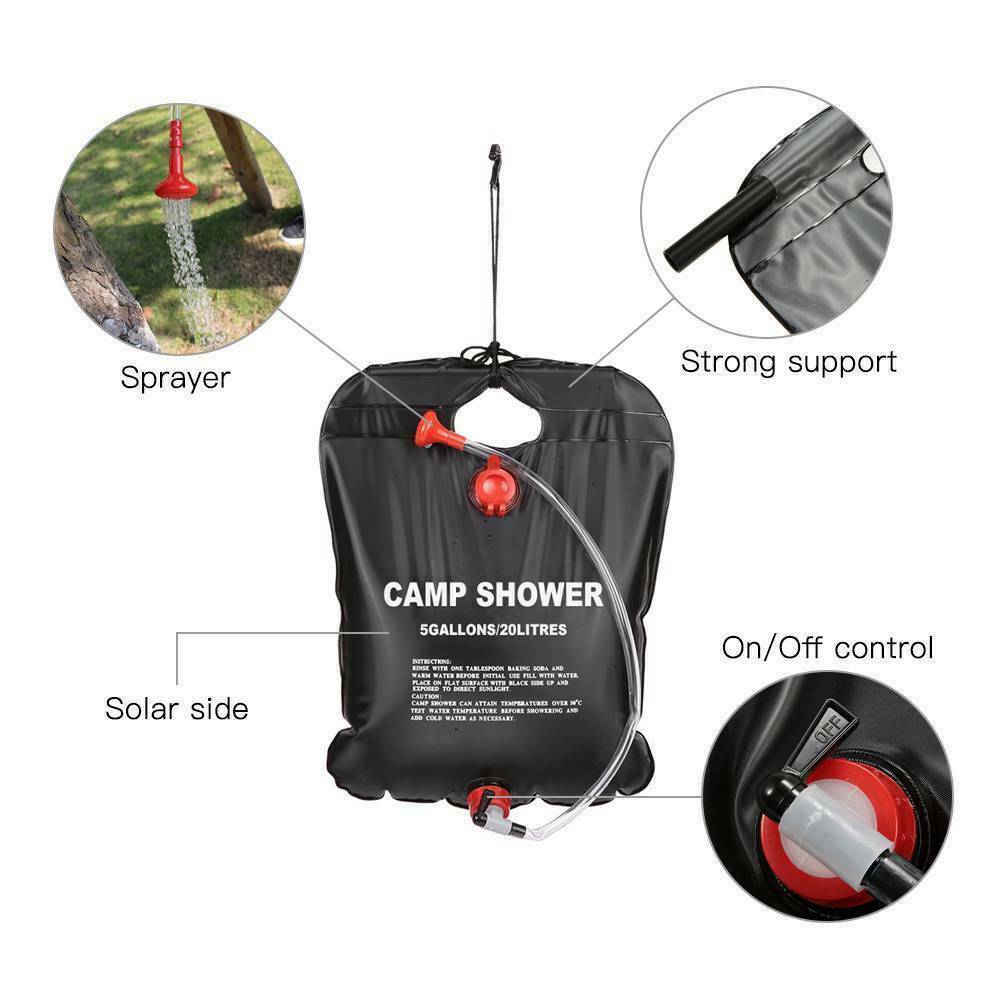 20L Outdoor Portable Camping Shower Bag