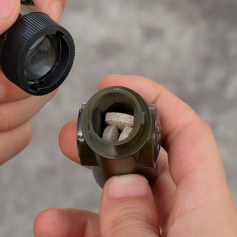 Outdoor Seven-in-one Multifunctional Survival Whistle