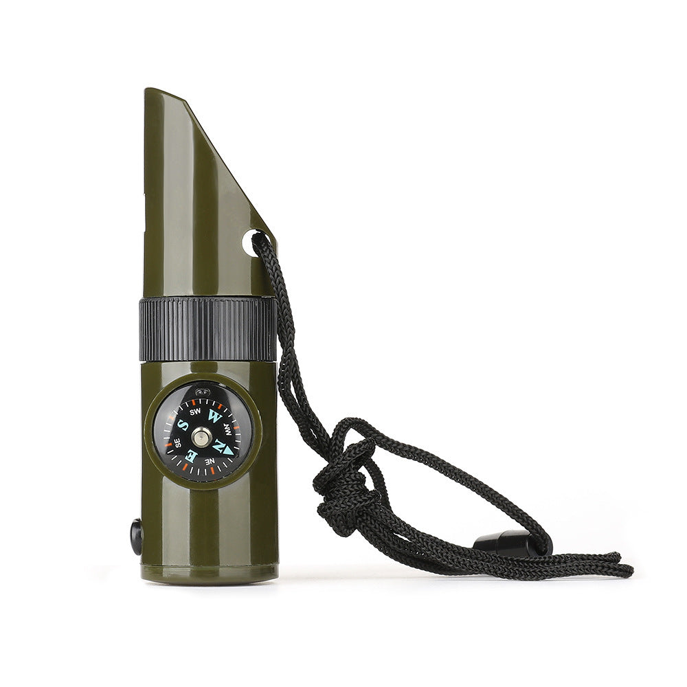 Outdoor Seven-in-one Multifunctional Survival Whistle